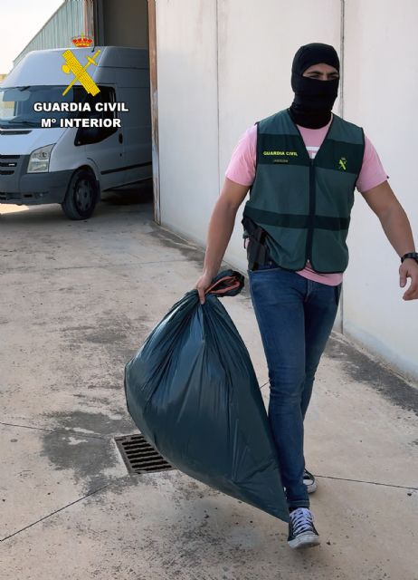 La Guardia Civil desmantela en Archena un grupo delictivo que cultivaba gran cantidad de marihuana