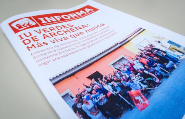 IU-Verdes denuncia: 'La Alcaldesa de Archena utiliza recursos públicos como propaganda y castiga a los vecinos con tasas abusivas'