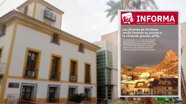 IU-Verdes presenta la edición de septiembre de su revista mensual 'Archena Informa'